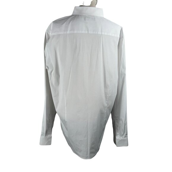 THEORY Men's Sylvain_Kenai White Button Down Shirt Size XL - Picture 3 of 8